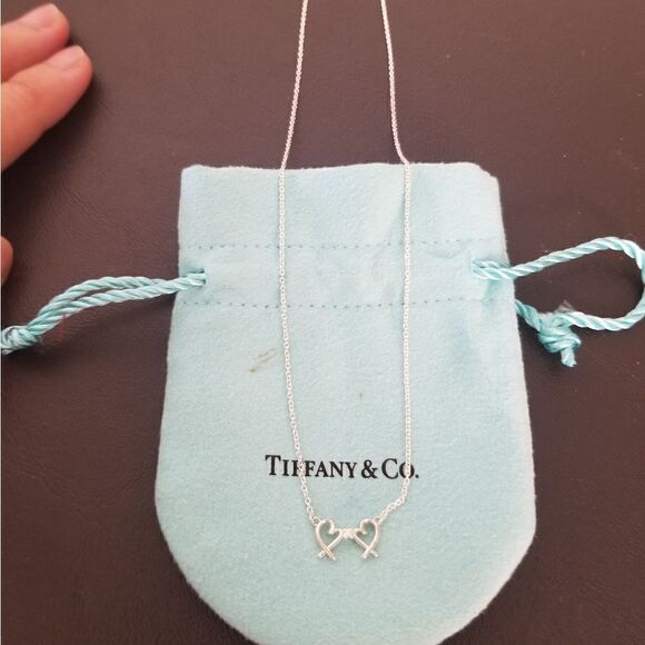 Tiffany & Co. Double Loving Hearts Diamond Necklace - Picture 2 of 7